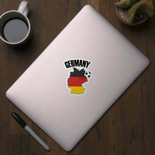 Germany Football - Soccer Ball by TheInkElephant